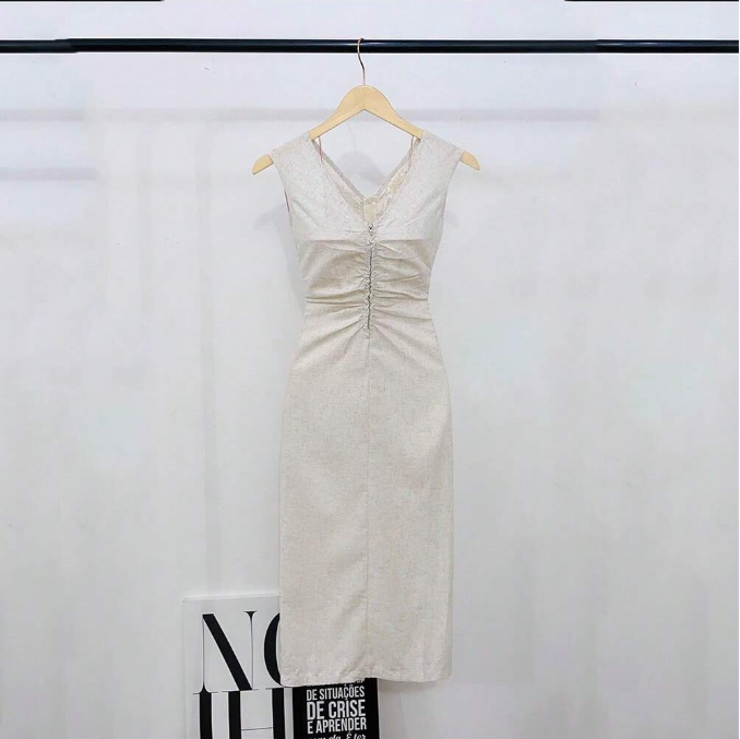 Vestido Feminina De Verão Slim-Fit 12-51