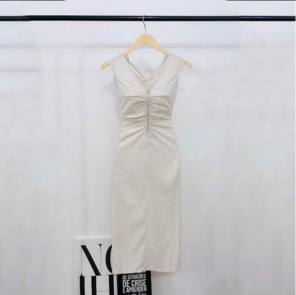 Vestido Feminina De Verão Slim-Fit 12-51