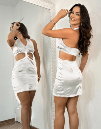 Vestido Curta Com RECORTE na LATERAL Z0-109